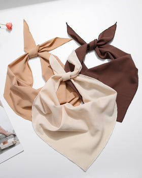 AWAYTR Triangle Hair Scarf Headband styled for a party