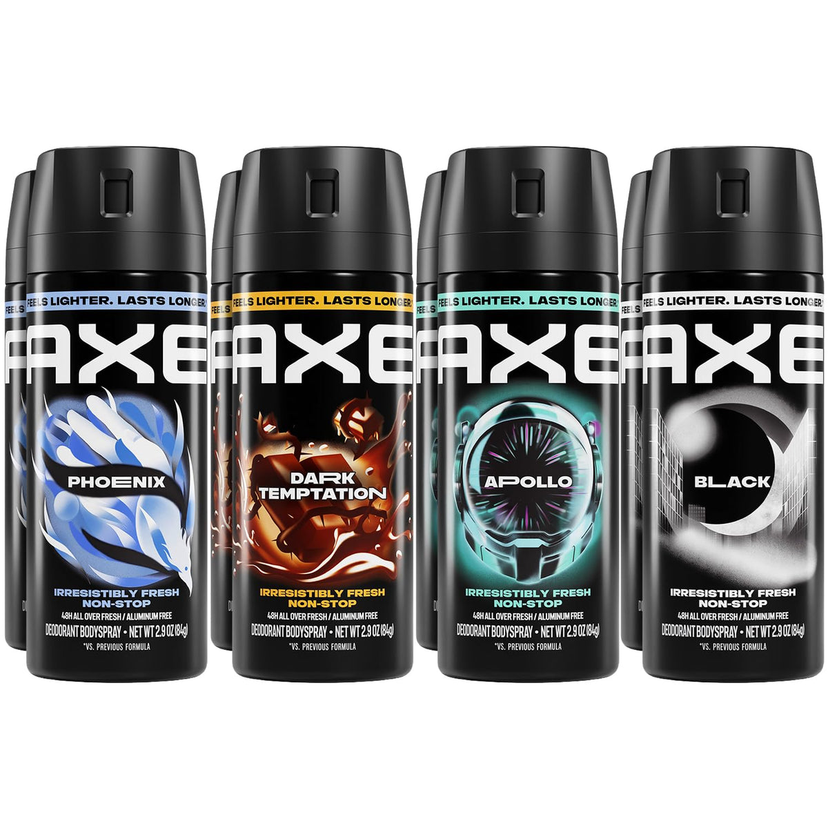 AXE Aluminum-Free Deodorant Body Spray 8-Pack front view