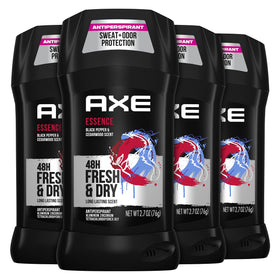 AXE Antiperspirant Deodorant for Men Essence 4 Count packaging front view