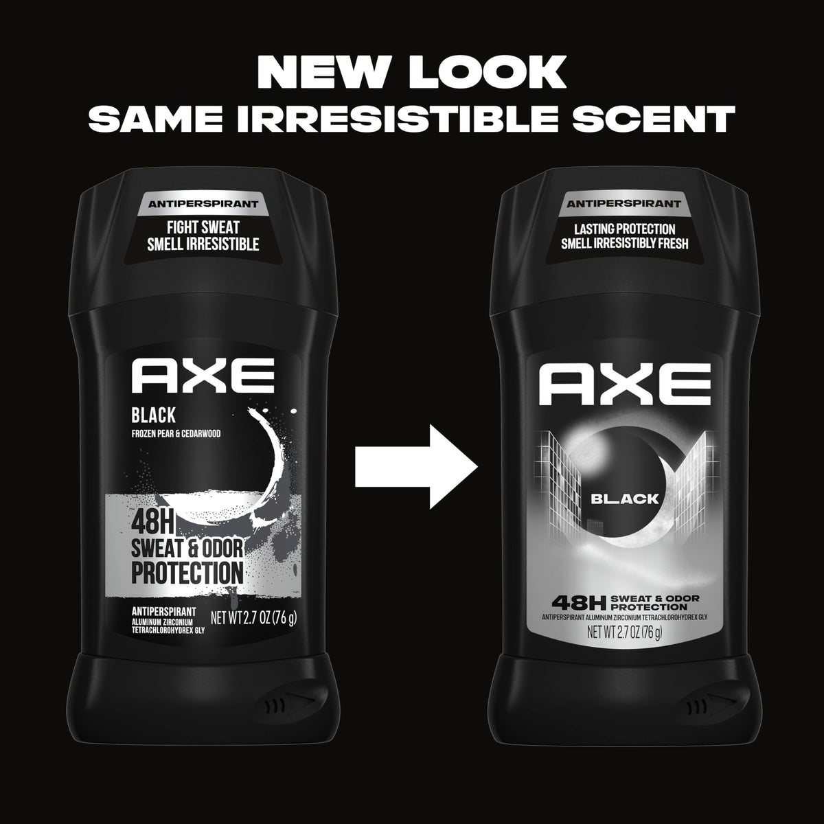 AXE Antiperspirant Stick for Men Black showing application