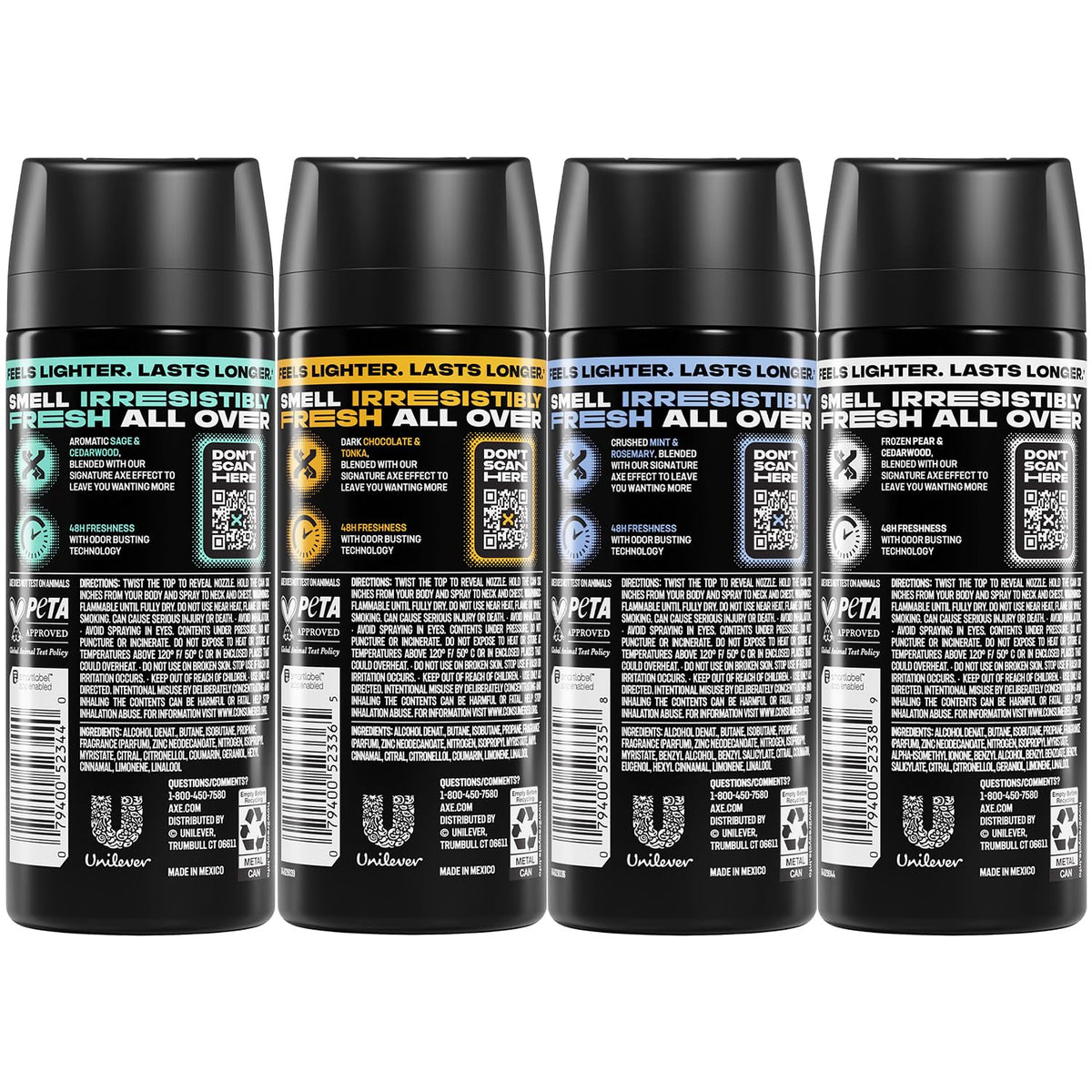 AXE Apollo Body Spray can with fresh sage and cedarwood scent