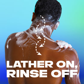 AXE Apollo Body Wash lathering on hands for a fresh clean