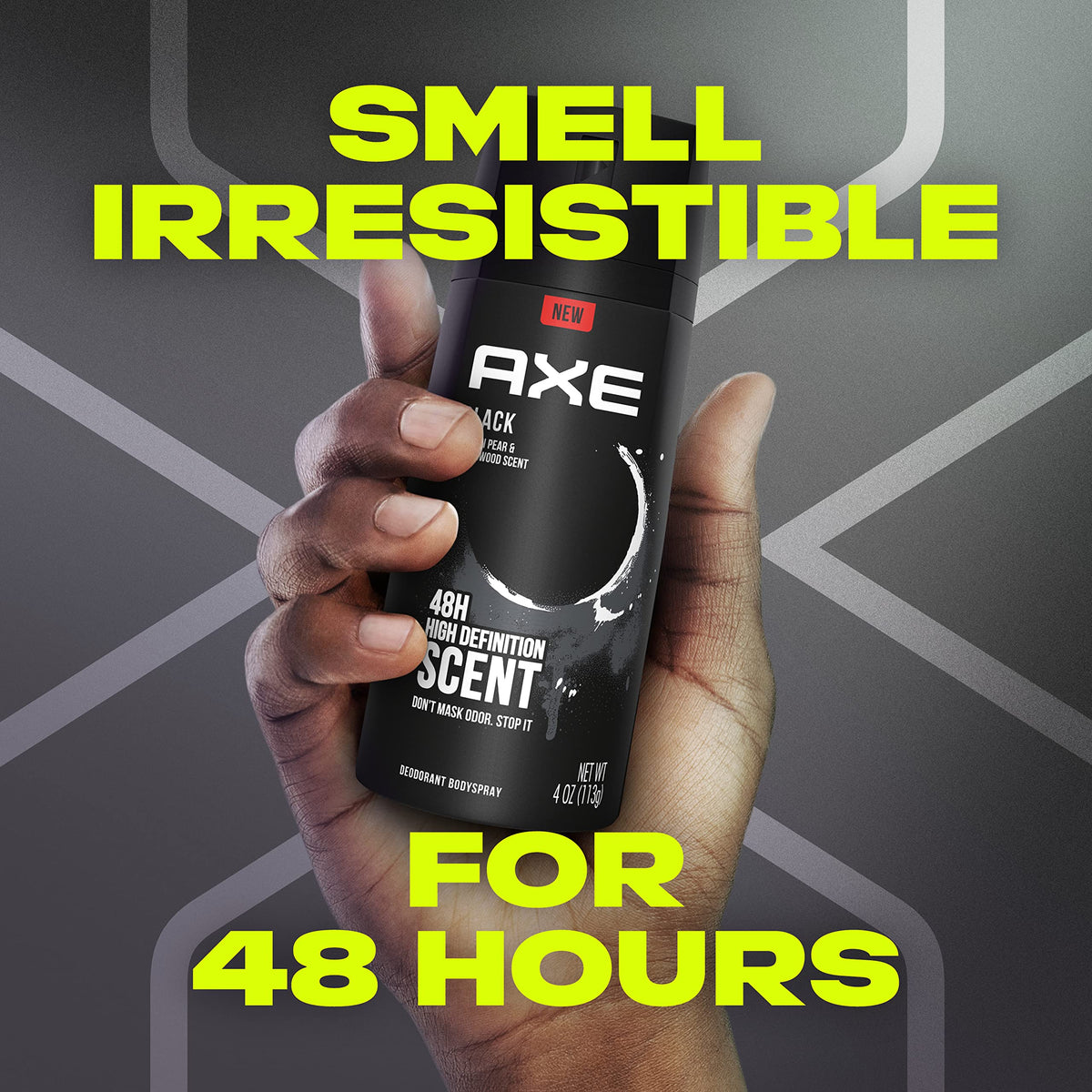 AXE Black Body Spray in lifestyle setting
