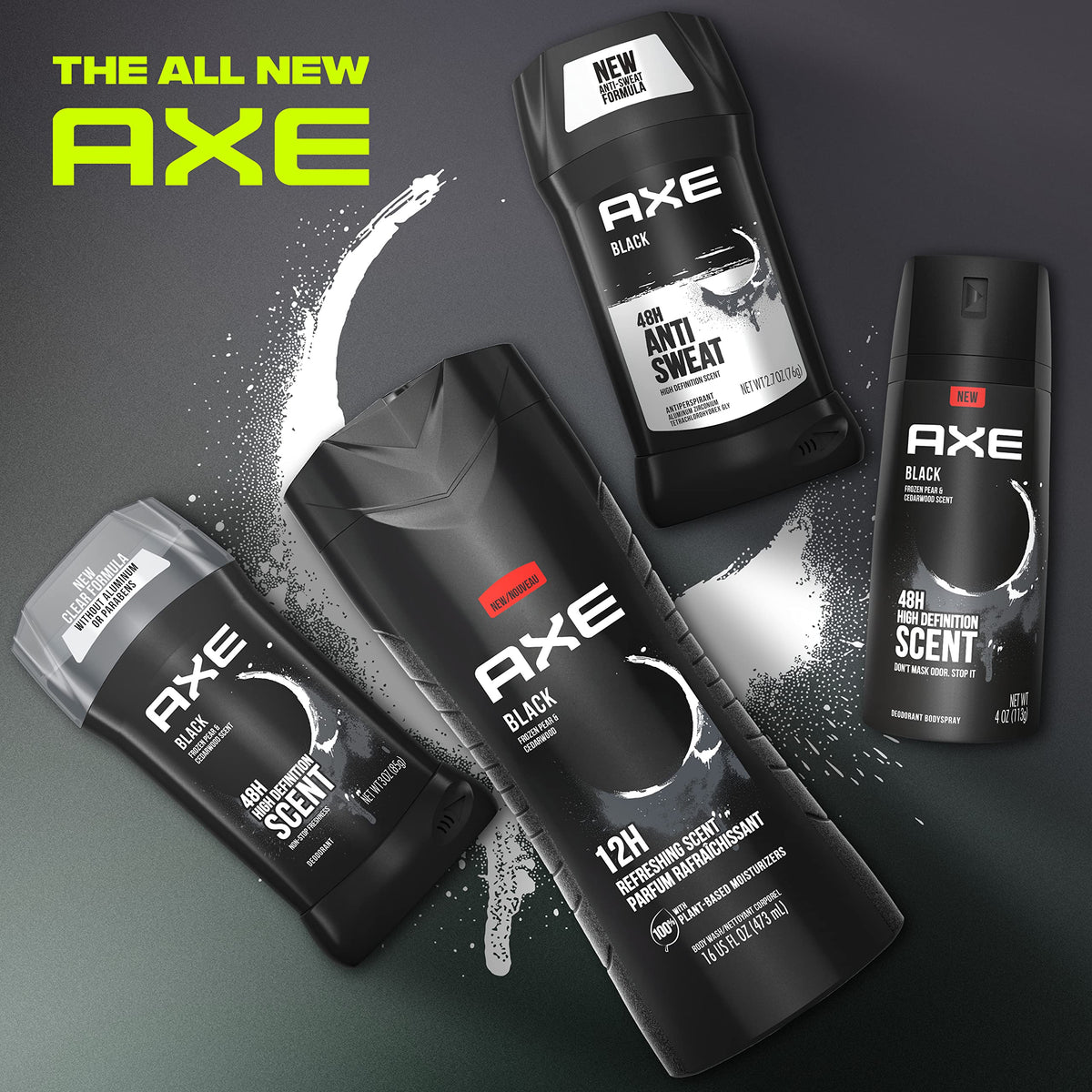 AXE Black Body Spray spray nozzle close-up