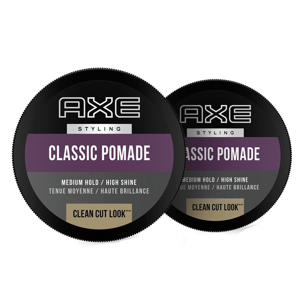 AXE Clean Cut Look Classic Hair Pomade 2.64oz front view