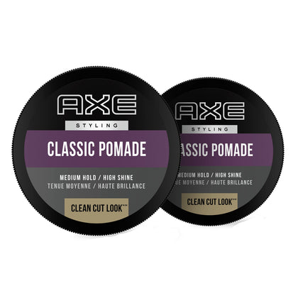 AXE Clean Cut Look Classic Hair Pomade 2.64oz front view