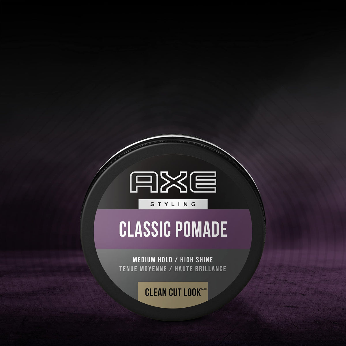 AXE Clean Cut Look Classic Hair Pomade 2.64oz side view