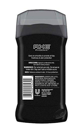 AXE Deodorant Stick Phoenix 3 oz packaging and stick