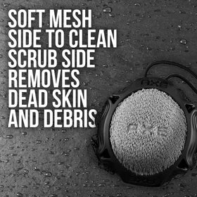 AXE Detailer showing dual-sided design for cleansing and exfoliating