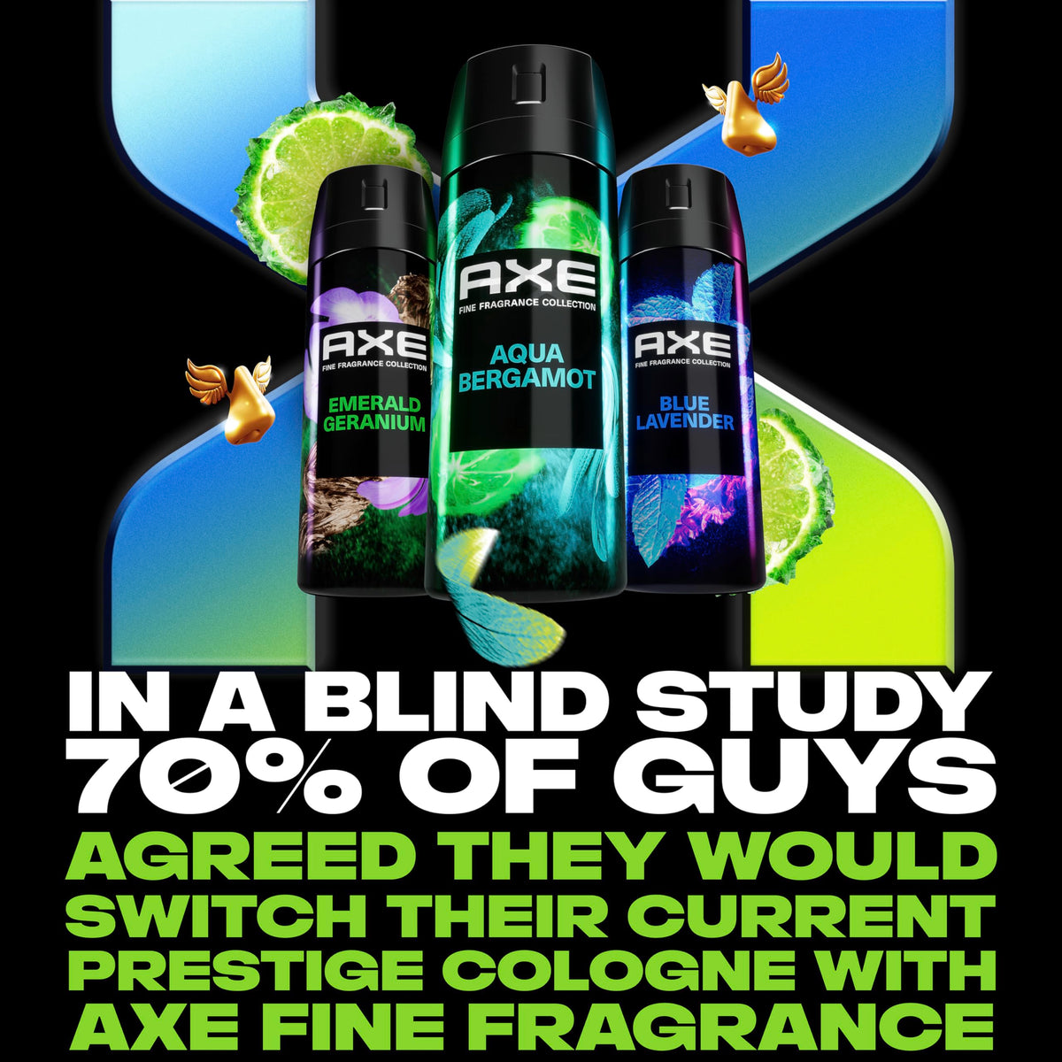 AXE Fine Fragrance Collection Aqua Bergamot Deodorant Stick