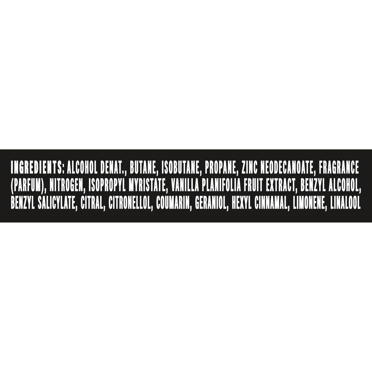AXE Midnight Amber Body Spray with other AXE fragrances