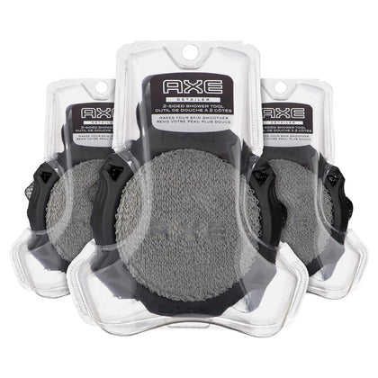AXE Modern Shower Tool skin cleanser front view, black