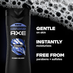 AXE Phoenix Body Spray showcasing energizing mint scent