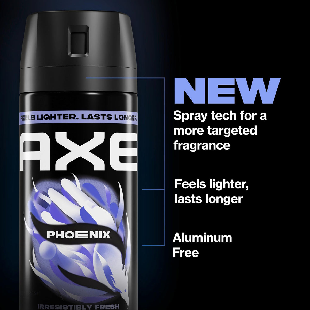 AXE Phoenix Body Wash lathering on skin