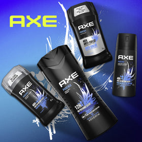 AXE Phoenix Deodorant demonstrating application on skin