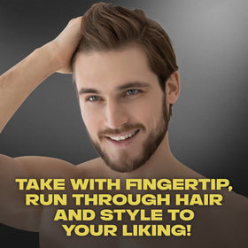 AXE Styling Urban Messy Look Flexible Hair Paste application on hair
