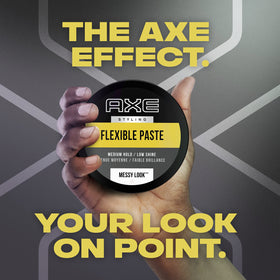 AXE Styling Urban Messy Look Flexible Hair Paste texture close-up