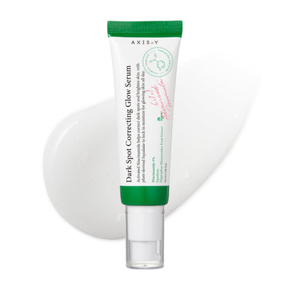 AXIS-Y Dark Spot Correcting Glow Serum front view with 5% Niacinamide