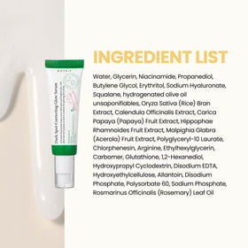 AXIS-Y Dark Spot Correcting Glow Serum in hand for demonstration