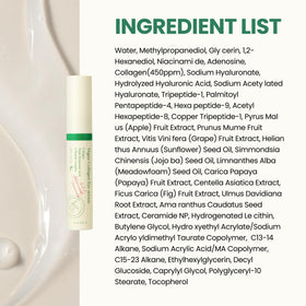 AXIS-Y Vegan Collagen Eye Serum bottle on a vanity