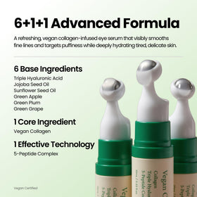 AXIS-Y Vegan Collagen Eye Serum in a skincare routine