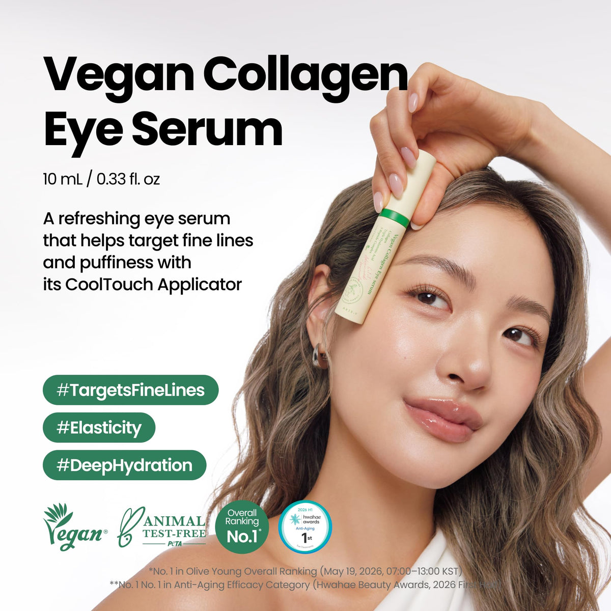 AXIS-Y Vegan Collagen Eye Serum packaging details