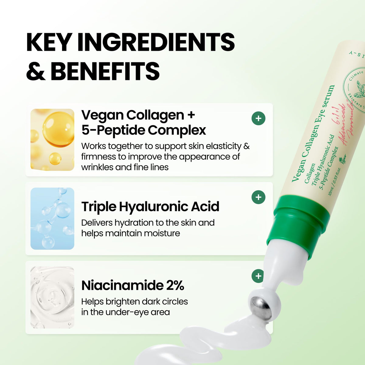 AXIS-Y Vegan Collagen Eye Serum texture close-up