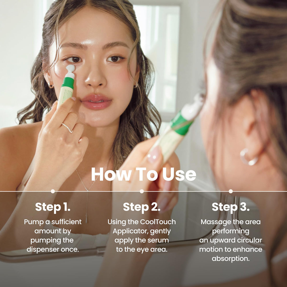 AXIS-Y Vegan Collagen Eye Serum with 2% Niacinamide label
