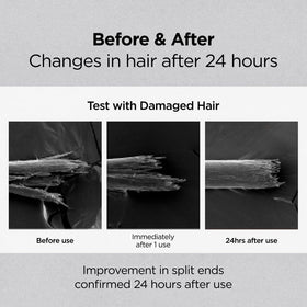 AYUNCHE Enrich Bonding Hair Oil application on hair