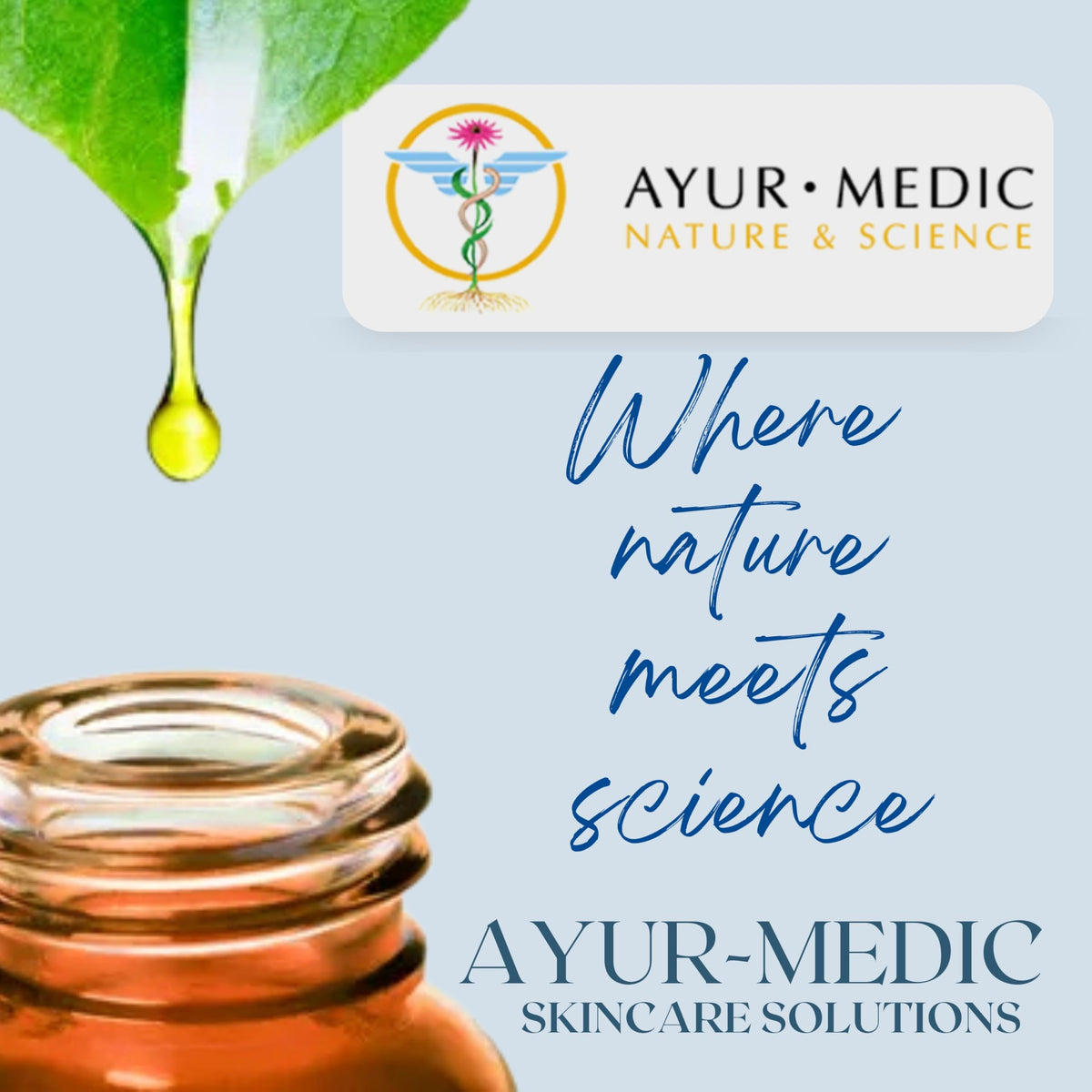AYUR MEDIC Anti-Blemish Wash 8 oz texture on hand