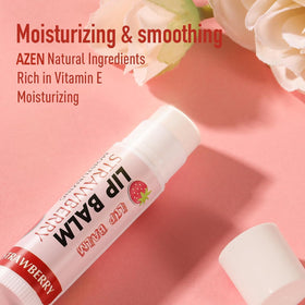 AZEN lip balm Coconut flavour close-up