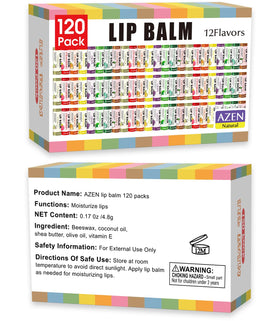 AZEN lip balm packaging overview