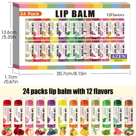 AZEN Natural Lip Balm ingredients close-up