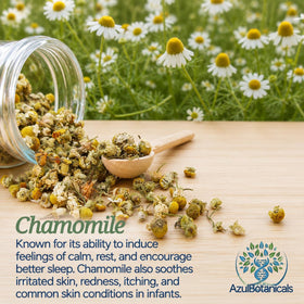 AzulBotanicals Baby Balm Lavender Leaf & Chamomile texture close-up