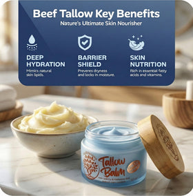 AzulBotanicals GHK-Cu Copper Tallow Balm in use