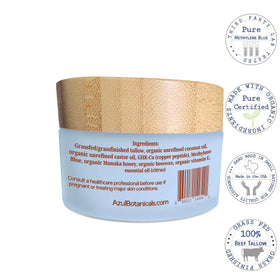 AzulBotanicals GHK-Cu Copper Tallow Balm lifestyle scene