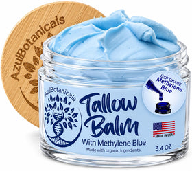 AzulBotanicals Whipped Methylene Blue Beef Tallow Balm front view