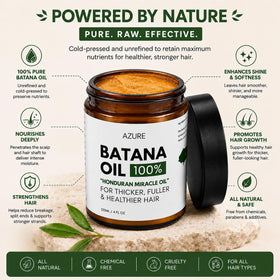 AZURE BOUTIQUE Batana Oil Paste packaging side view
