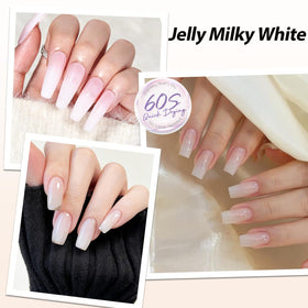 AZUREBEAUTY 18ml Milky White Nail Polish with brush