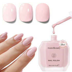 AZUREBEAUTY 18ml Pink Nail Polish front view