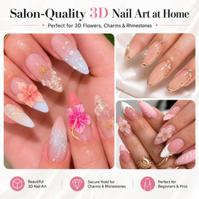 AZUREBEAUTY 3D Gel Nail Art application on nails