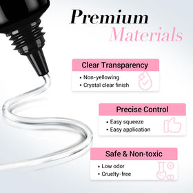 AZUREBEAUTY 3D Gel Nail Art packaging and contents