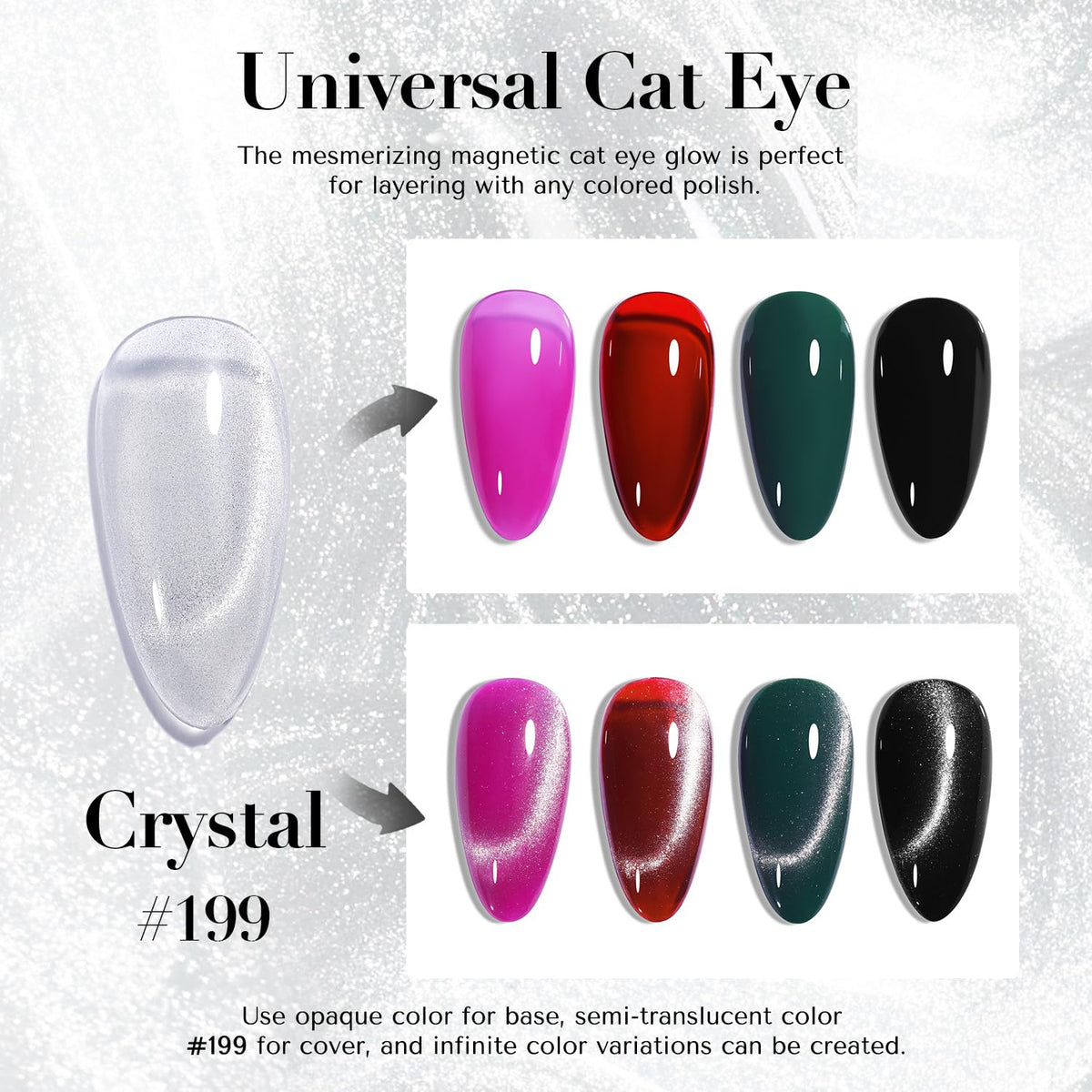 AZUREBEAUTY Cat Eye Nail Polish bottle side view