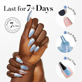 AZUREBEAUTY Celestial Blue Nail Polish packaging details
