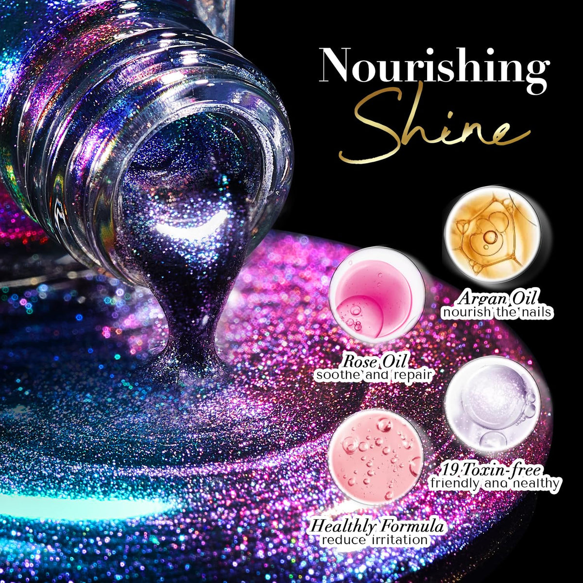 AZUREBEAUTY Chameleon Nail Polish in a beauty setup