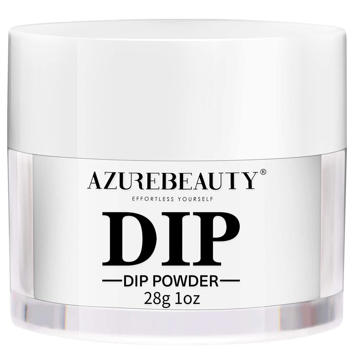 AZUREBEAUTY Clear Dipping Nail Powder 1 Oz front view