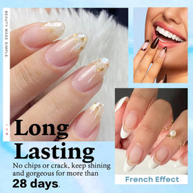 AZUREBEAUTY Clear Dipping Nail Powder 1 Oz packaging