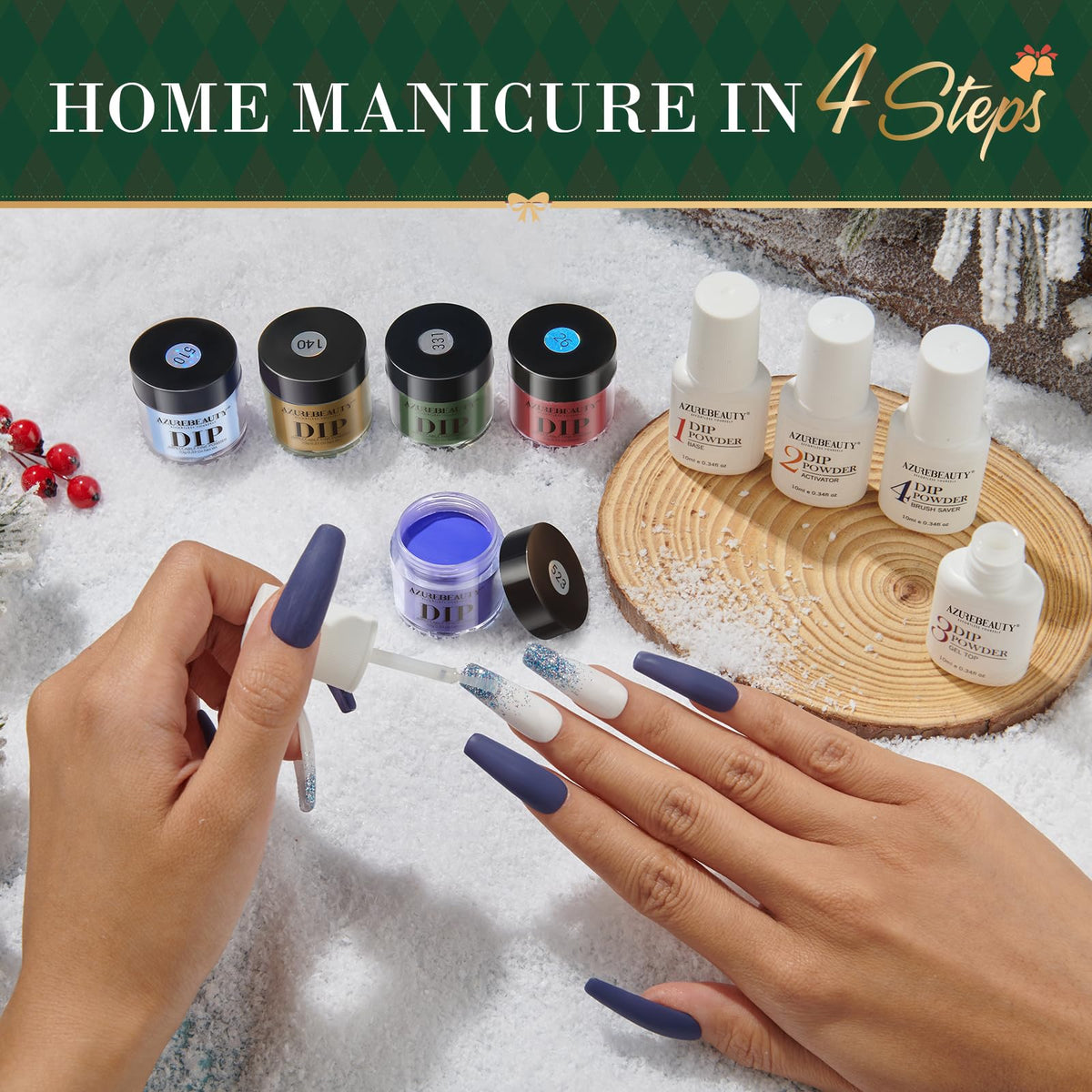 AZUREBEAUTY dip powder kit user manual and quick start guide