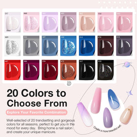AZUREBEAUTY dip powder liquids including base coat and top coat