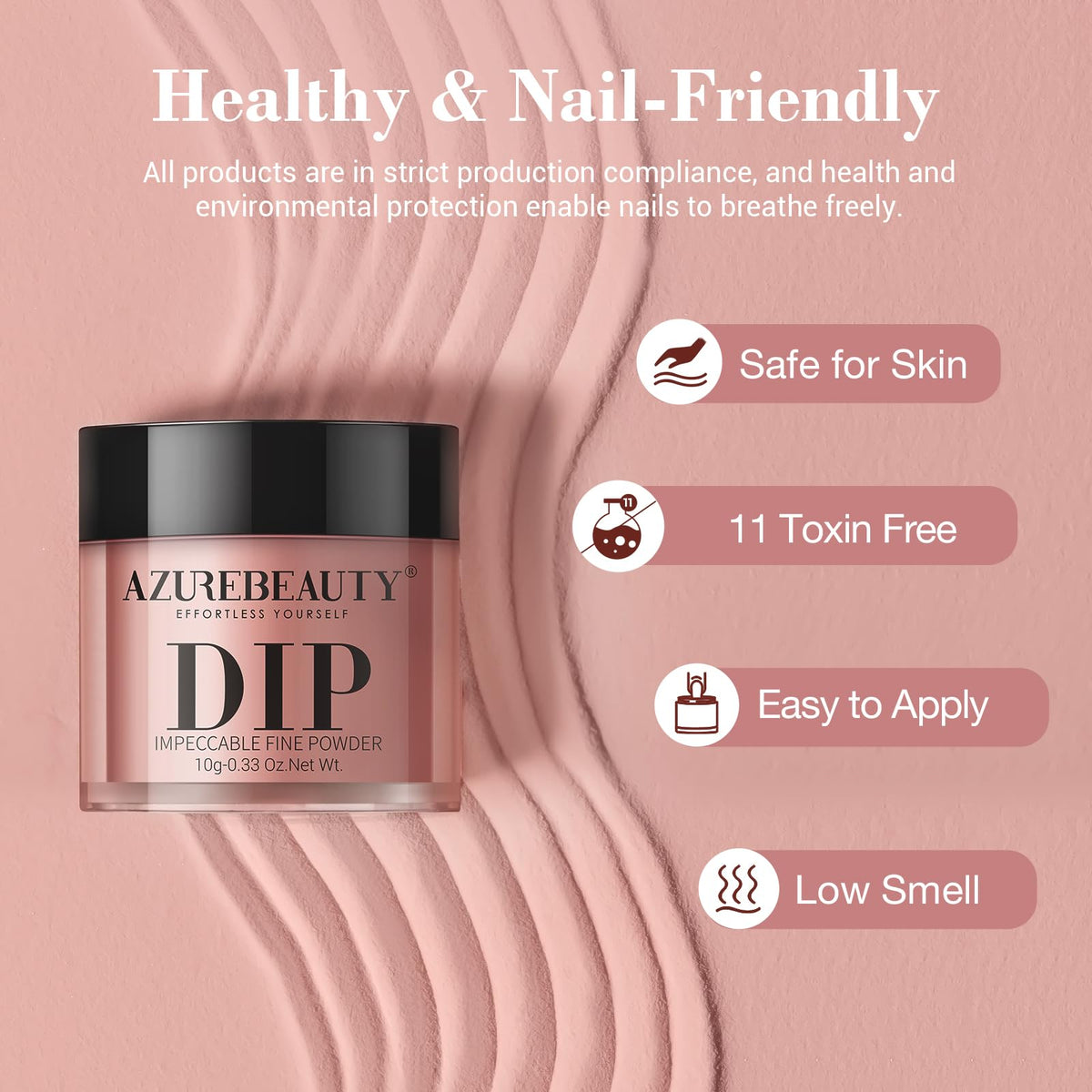 AZUREBEAUTY Dip Powder Nail Kit packaging